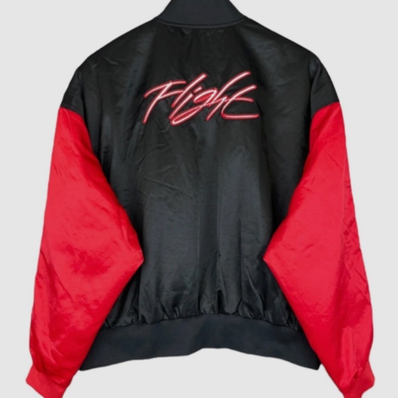 NWOT - Nike Jordan Flight Renegade Flight Bomber Jacket Women's Size Medium NEW - Picture 2 of 7